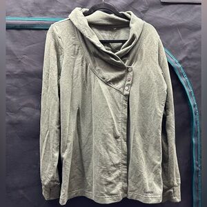 Danskin Sage Green Cowl Neck Sweater